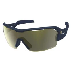 SCOTT Spur Brille - Submariner Blue / Gold Chrome + Clear