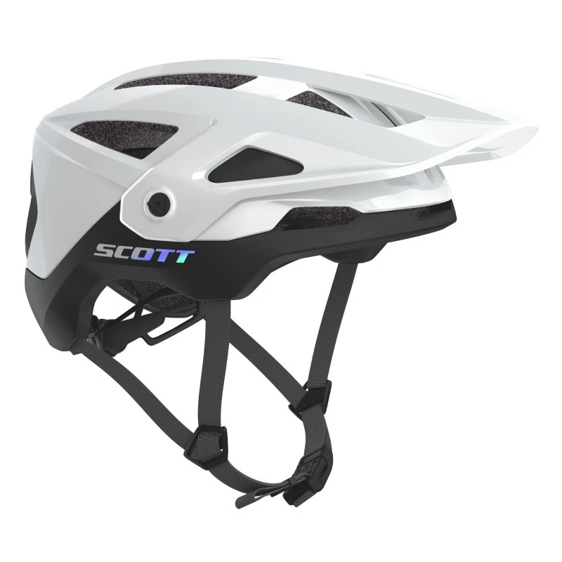 SCOTT Stego Plus (CE) Helm - Weiß Glänzend/schwarz 1 SCOTT Stego Plus (CE) Helm - Weiß Glänzend/schwarz