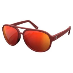 SCOTT Bass Brille - Merlot Red / Red Chrome