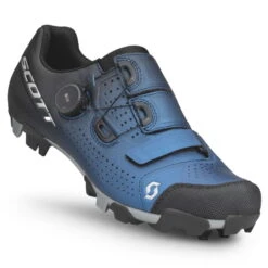 SCOTT MTB Team BOA Schuh - Schwarz Fade/metallic Blau