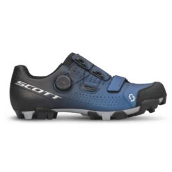 SCOTT MTB Team BOA Schuh - Schwarz Fade/metallic Blau -Scott Verkaufsgeschäft 2812067565 scott mtb team boa black blue metallic c 1395614