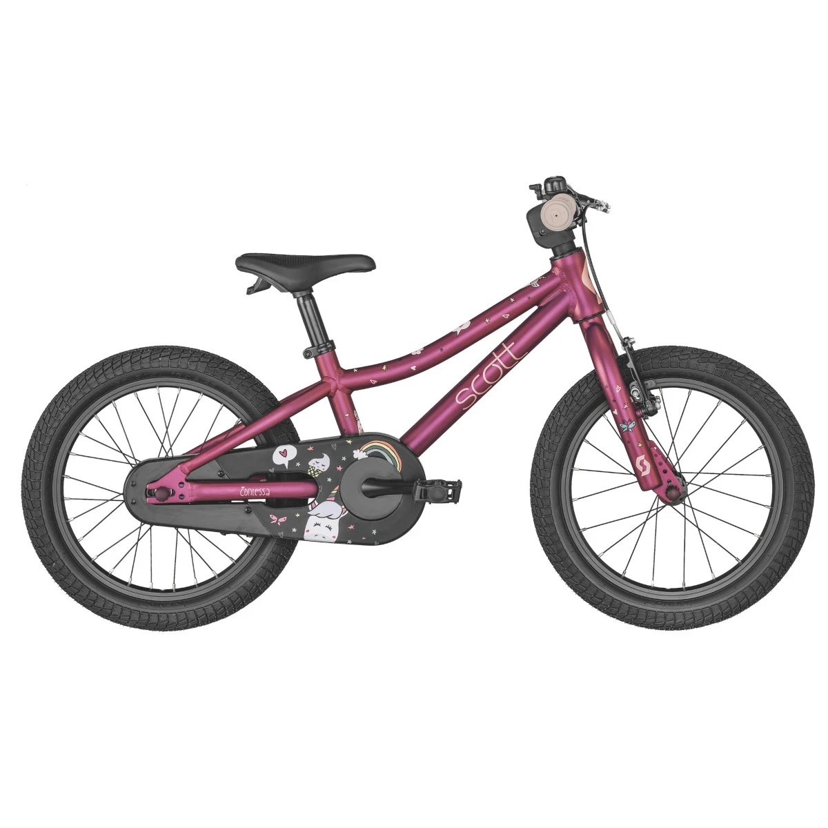 SCOTT CONTESSA 16 Kinderfahrrad - 16" - 2022 - Wine Purple / Crystal Pink 1 SCOTT CONTESSA 16 Kinderfahrrad - 16" - 2022 - Wine Purple / Crystal Pink