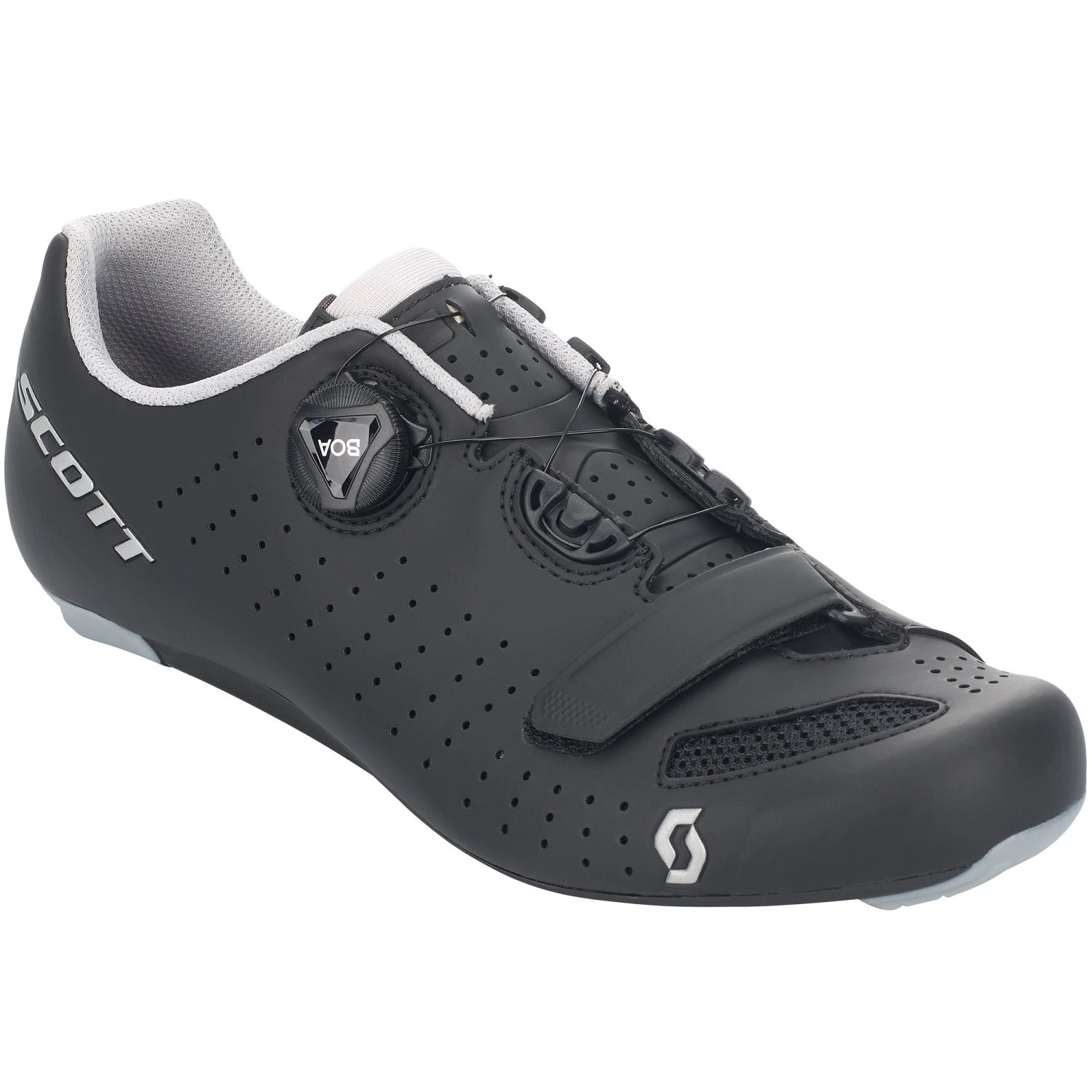SCOTT Road Comp Boa Schuh - Black/silver 1 SCOTT Road Comp Boa Schuh - Black/silver