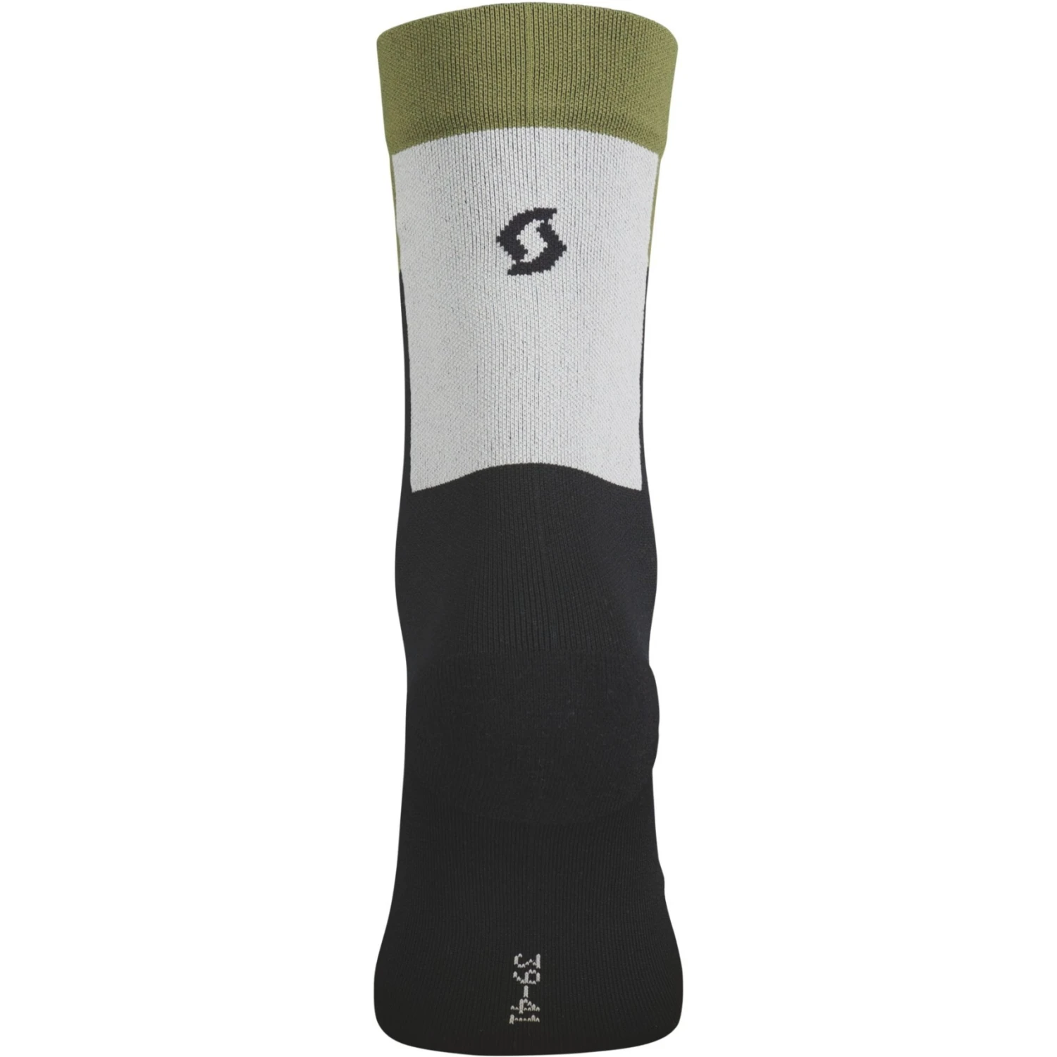 SCOTT Block Stripe Crew Socken - Black/fir Green 2 SCOTT Block Stripe Crew Socken - Black/fir Green – Bild 2