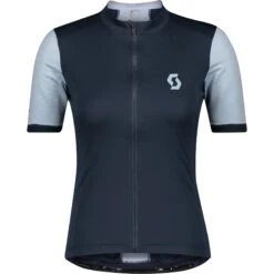 SCOTT Endurance 10 Damen Kurzarm-Radtrikot - Midnight Blue/glace Blue