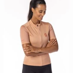 SCOTT Endurance 10 Damen Kurzarm-Radtrikot - Midnight Blue/glace Blue 12 SCOTT Endurance 10 Damen Kurzarm-Radtrikot - Midnight Blue/glace Blue -Scott Verkaufsgeschäft scott endurance 10 short sleeve womens shirt rose beige braze orange 4 1427983 3