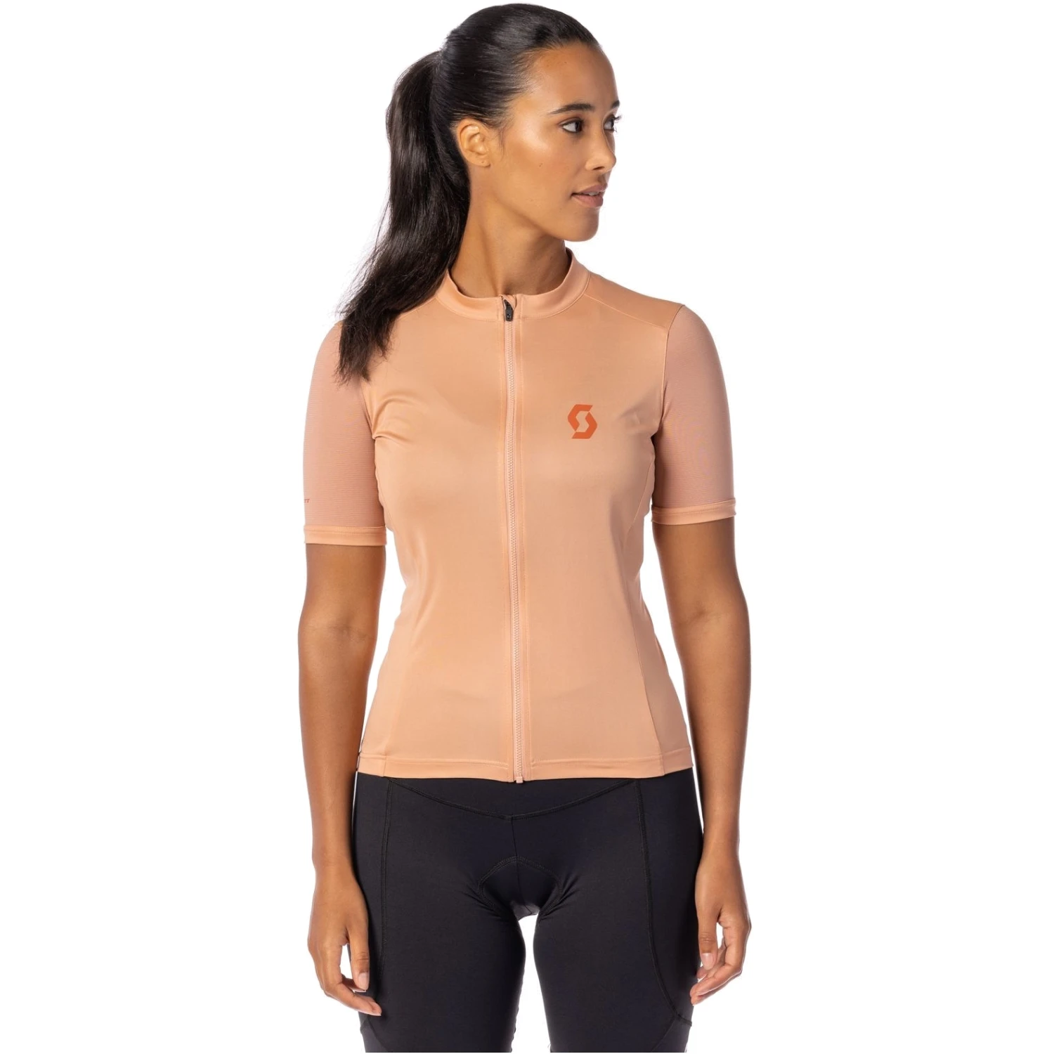 SCOTT Endurance 10 Damen Kurzarm-Radtrikot - Rose Beige/braze Orange 1 SCOTT Endurance 10 Damen Kurzarm-Radtrikot - Rose Beige/braze Orange