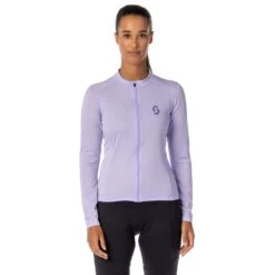 SCOTT Endurance 10 Damen Langarmshirt - Moon Blue/dream Blue