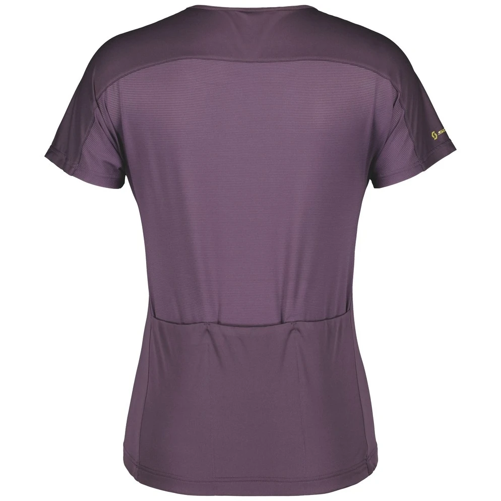 SCOTT Endurance 10 Damen Kurzarm T-Shirt - Dark Purple/mud Green 2 SCOTT Endurance 10 Damen Kurzarm T-Shirt - Dark Purple/mud Green – Bild 2