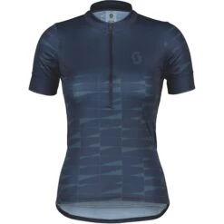 SCOTT Endurance 20 Damen Kurzarmtrikot - Dark Blue/metal Blue