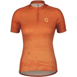 SCOTT Endurance 30 Damen Kurzarmtrikot - Braze Orange/rose Beige