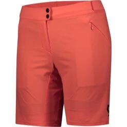 SCOTT Endurance LS/Fit Damen Radhose Mit Sitzpolster - Flame Red