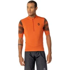 SCOTT Gravel 10 Kurzarmtrikot - Fir Green/black -Scott Verkaufsgeschäft scott gravel 10 short sleeve shirt braze orange dark grey 1 1428547 1