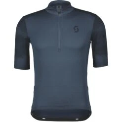SCOTT Gravel 10 Kurzarmtrikot - Metal Blue/dark Blue