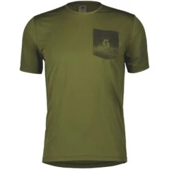 SCOTT Gravel 20 Kurzarmtrikot - Fir Green/black