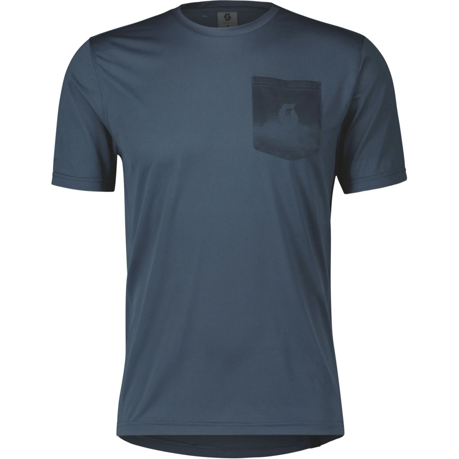 SCOTT Gravel 20 Kurzarmtrikot - Metal Blue/dark Blue 2 SCOTT Gravel 20 Kurzarmtrikot - Metal Blue/dark Blue – Bild 2