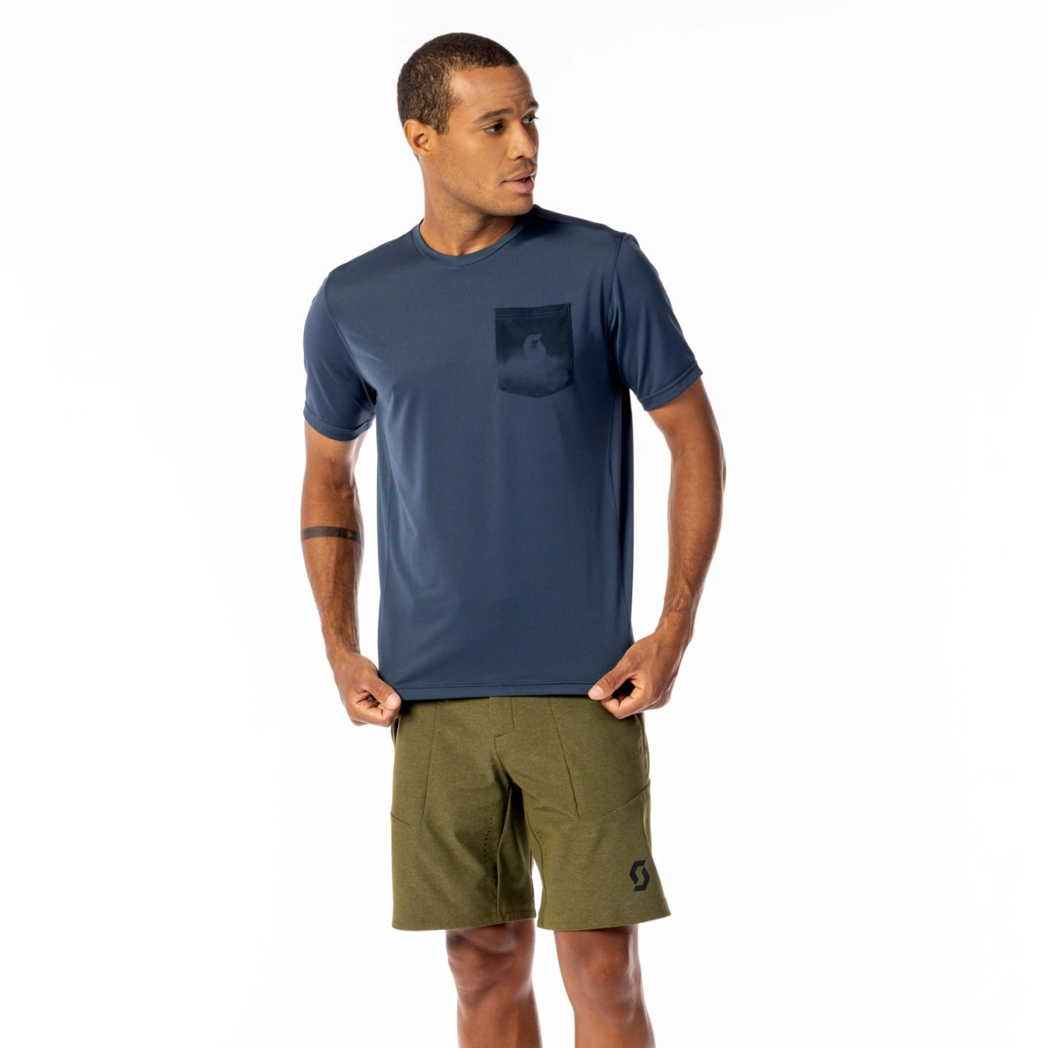 SCOTT Gravel 20 Kurzarmtrikot - Metal Blue/dark Blue 7 SCOTT Gravel 20 Kurzarmtrikot - Metal Blue/dark Blue – Bild 7