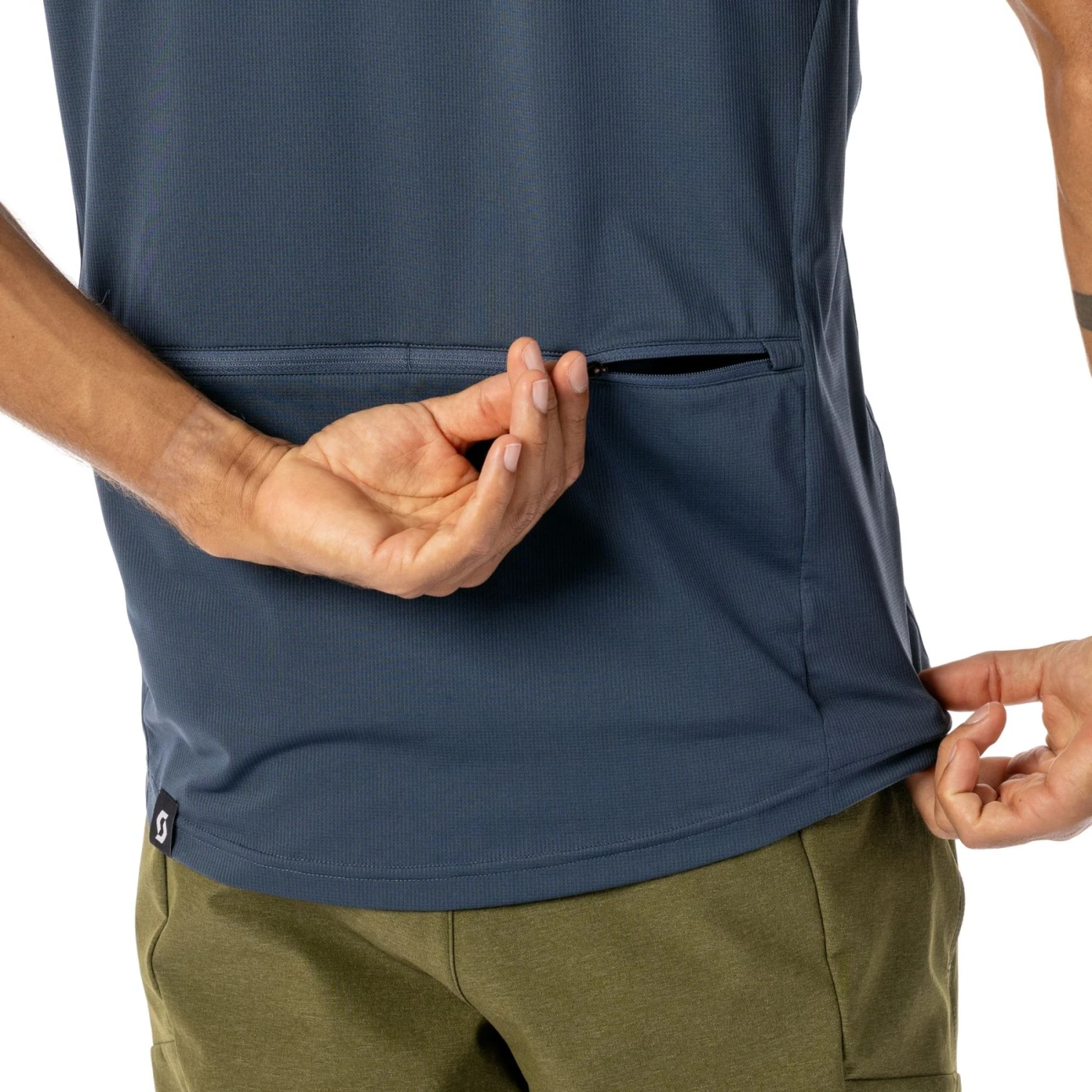 SCOTT Gravel 20 Kurzarmtrikot - Metal Blue/dark Blue 5 SCOTT Gravel 20 Kurzarmtrikot - Metal Blue/dark Blue – Bild 5