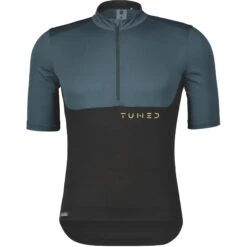 SCOTT Gravel Tuned Kurzarmtrikot - Black/aruba Green