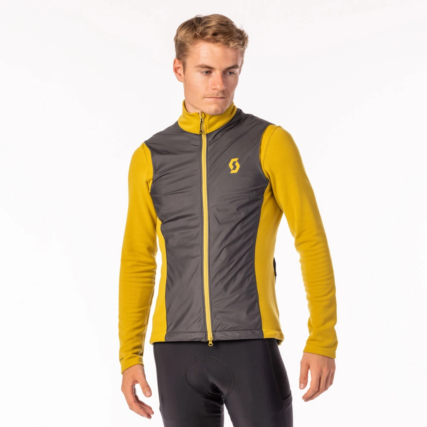 SCOTT Gravel Warm Merino Weste - Schwarz 3 SCOTT Gravel Warm Merino Weste - Schwarz – Bild 3