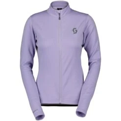SCOTT Gravel Warm Merino Damen Langarmtrikot - Heather Purple