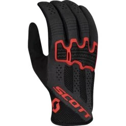 SCOTT Gravity LF Fahrradhandschuhe - Black/fiery Red