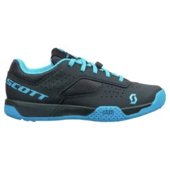 SCOTT MTB AR Kids Lace Kinderschuh - Grey/neon Blue -Scott Verkaufsgeschäft scott mtb ar lace shoe 270605 grey neon blue a 1100574