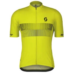 SCOTT RC Team 10 Kurzarmtrikot - Sulphur Yellow/black