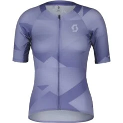 SCOTT RC Premium Climber Damen Kurzarmtrikot - Dream Blue/moon Blue
