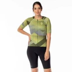 SCOTT RC Premium Climber Damen Kurzarmtrikot - Dream Blue/moon Blue -Scott Verkaufsgeschäft scott rc premium climber womens short sleeve shirt rose beige braze orange 10 1429002