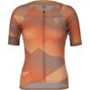SCOTT RC Premium Climber Damen Kurzarmtrikot - Rose Beige/braze Orange
