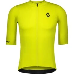 SCOTT RC Premium S/SL Radtrikot - Sulphur Yellow/black
