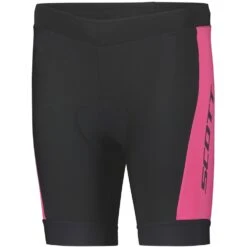 SCOTT RC Pro Junior Shorts - Black/carmine Pink