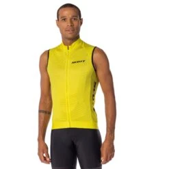 SCOTT RC Pro Ärmelloses Trikot - Sulphur Yellow/black