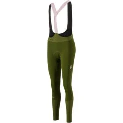 SCOTT RC Pro Warm GTX Damen Trägerhose - Fir Green/cloud Pink