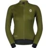 SCOTT RC Pro Warm GTX WS Damenjacke - Fir Green/cloud Pink