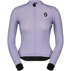 SCOTT RC Pro Warm Langarm Damen Trikot - Heather Purple