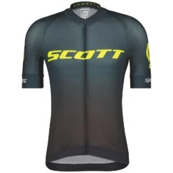 SCOTT RC Pro WC Edt. Kurzarmtrikot - Black/sulphur Yellow