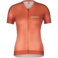 SCOTT RC Pro Damen Kurzarmtrikot - Rose Beige/braze Orange