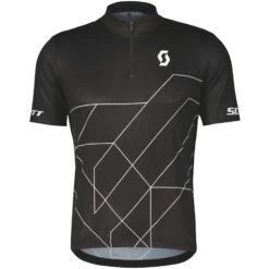 SCOTT RC Team 20 Kurzarmtrikot - Schwarz/weiß