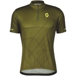 SCOTT RC Team 20 Kurzarmtrikot - Fir Green/bitter Yellow