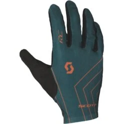 SCOTT RC Team LF Handschuhe - Aruba Green/braze Orange