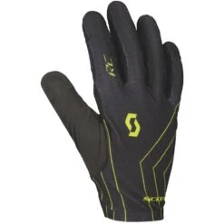 SCOTT RC Team LF Handschuhe - Black/sulphur Yellow