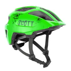 SCOTT Spunto Kid (CE) Kinderhelm - Fluo Green