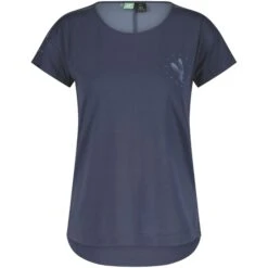 SCOTT Trail Flow DRI Damen Kurzarmtrikot - Dark Blue/metal Blue