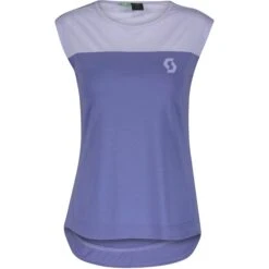 SCOTT Trail Flow DRI Ärmelloses Damen Top - Dream Blue/moon Blue