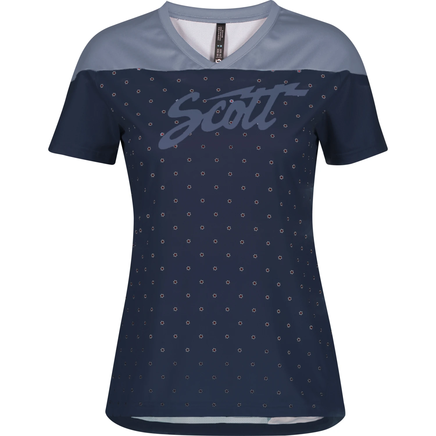 SCOTT Trail Flow S/SL Damen-Radtrikot - Glace Blue/midnight Blue 1 SCOTT Trail Flow S/SL Damen-Radtrikot - Glace Blue/midnight Blue