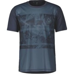 SCOTT Trail Flow Kurzarmtrikot - Metal Blue/dark Blue