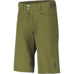 SCOTT Trail Flow W/ Pad Radshorts Mit Hosenpolster - Fir Green
