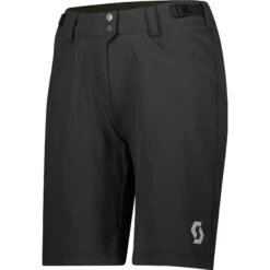 SCOTT Trail Flow W/ Pad Damen-Shorts Mit Sitzpolster - Black